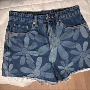 Blank NYC Denim Floral Jean Shorts